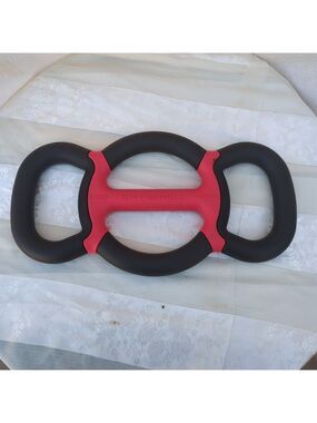 GripBell 3lb Free Weights Travel Ergonomic Hand Weight Black & Red